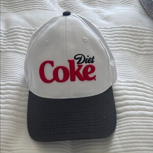 Diet Coke White and Black Baseball Cap